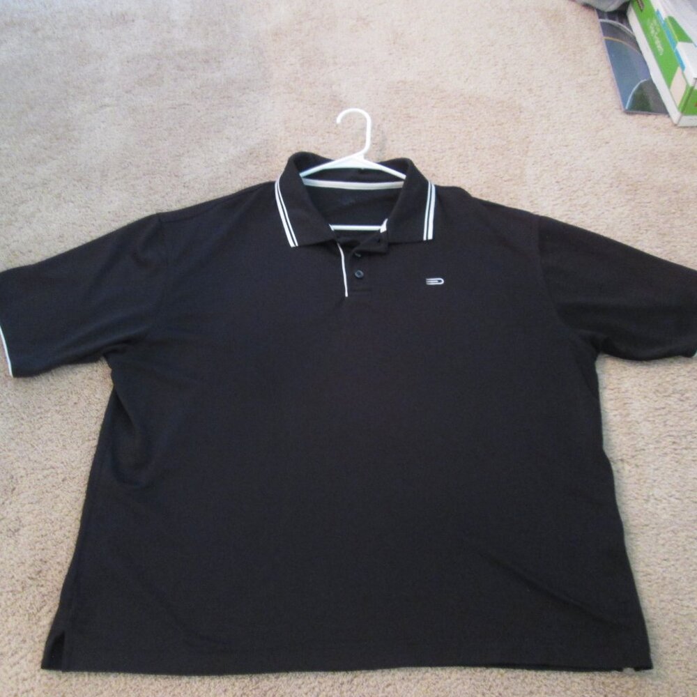 Shirt, Golf, XXL, Black